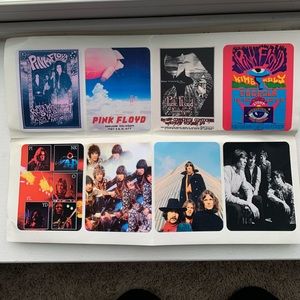 Set of Pink Floyd Stickers